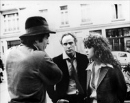 Bernardo Bertolucci sul set di 